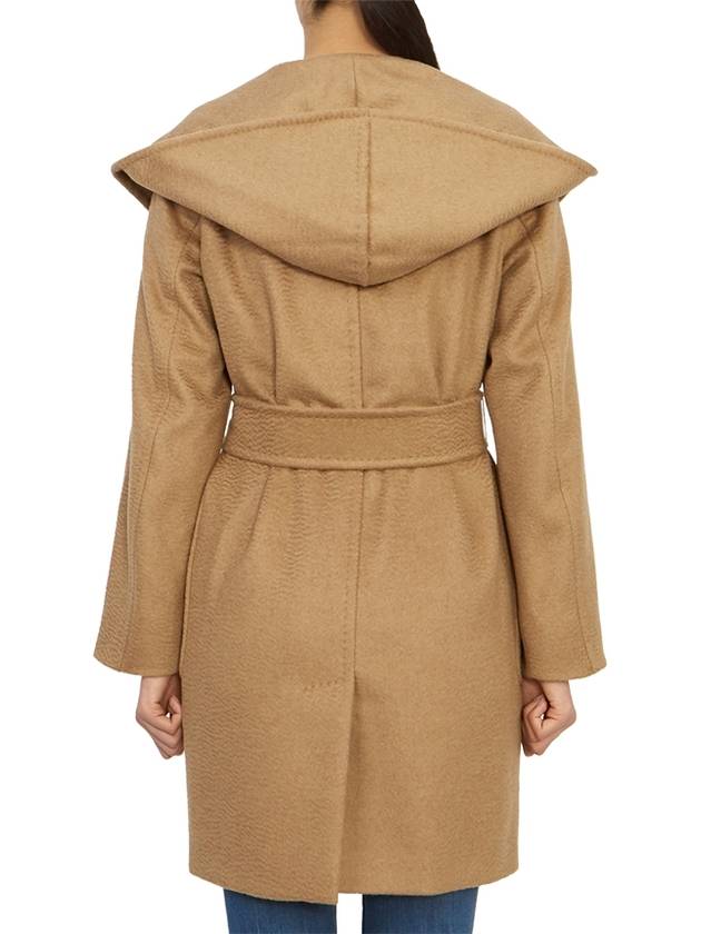 Rialto Collar Robe Single Coat Camel - MAX MARA - BALAAN 4