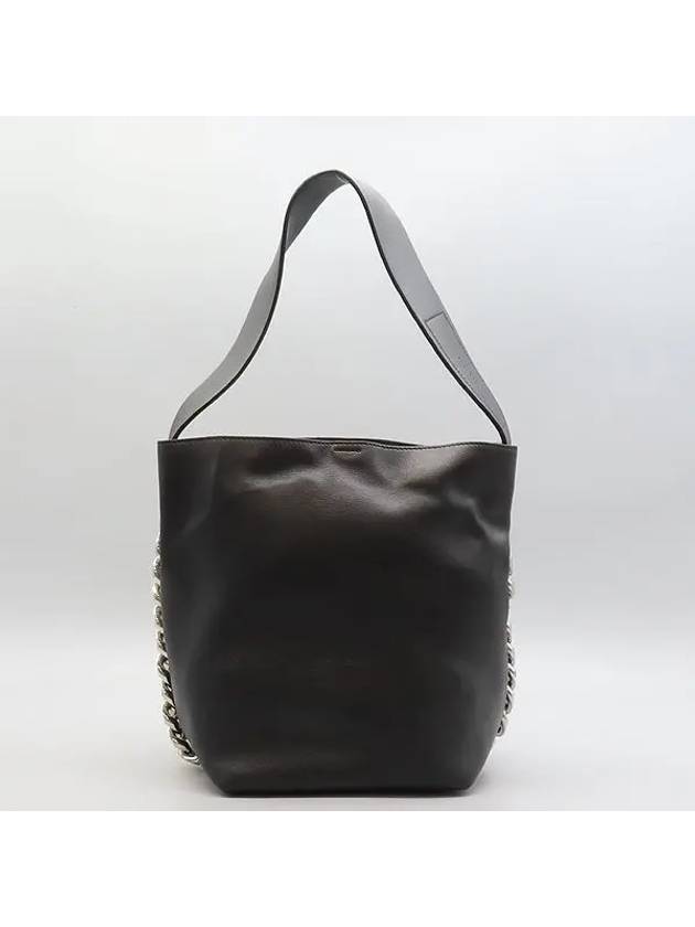 BB05463781 Black Leather Infinity Bucket Bag Shoulder Pouch - GIVENCHY - BALAAN 2