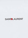 Rive Gauche Short Sleeve T-Shirt White - SAINT LAURENT - BALAAN 7