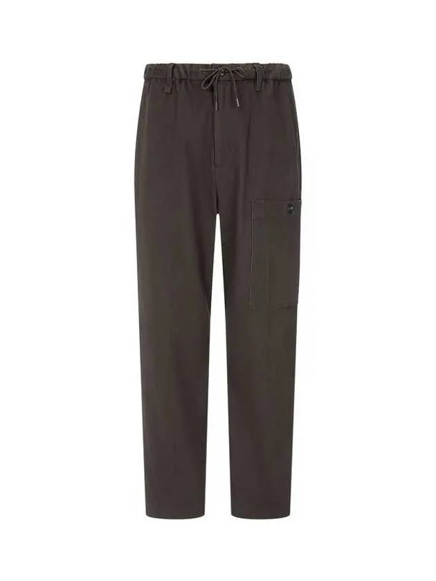 Minho PICK Men s Drawstring Banding Pants Dark Brown 271998 - EMPORIO ARMANI - BALAAN 1