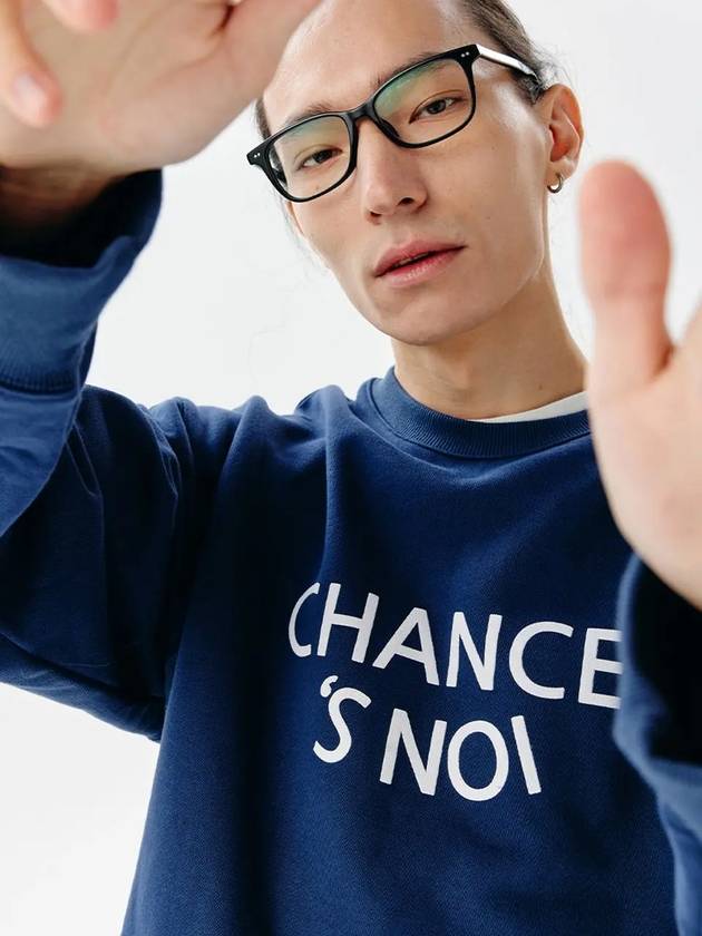 Unisex CHMTM Snowy Sweatshirt Navy - CHANCE'S NOI - BALAAN 4