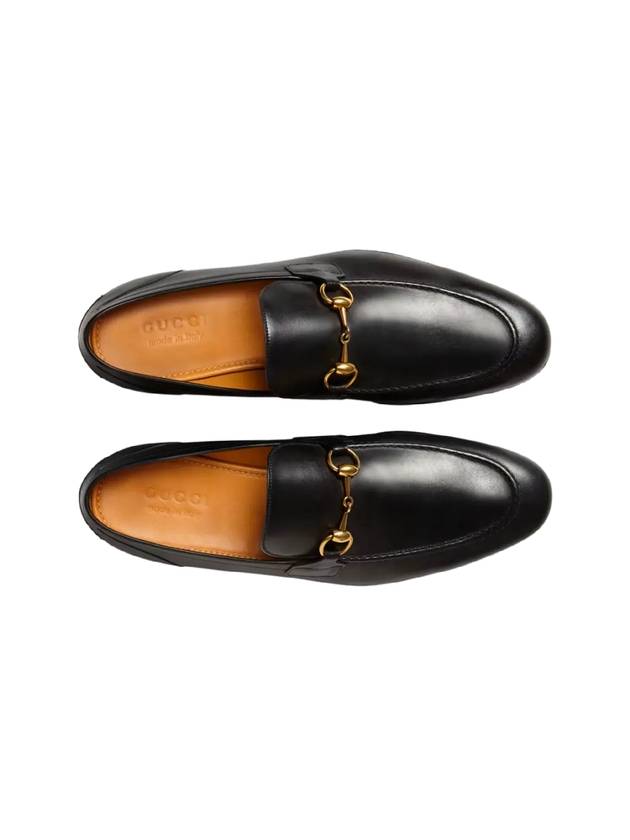 Jordaan Leather Loafers Black - GUCCI - BALAAN 3