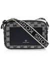 Monogram Pattern Canvas Cross Bag Black Light Cream - MICHAEL KORS - BALAAN 2