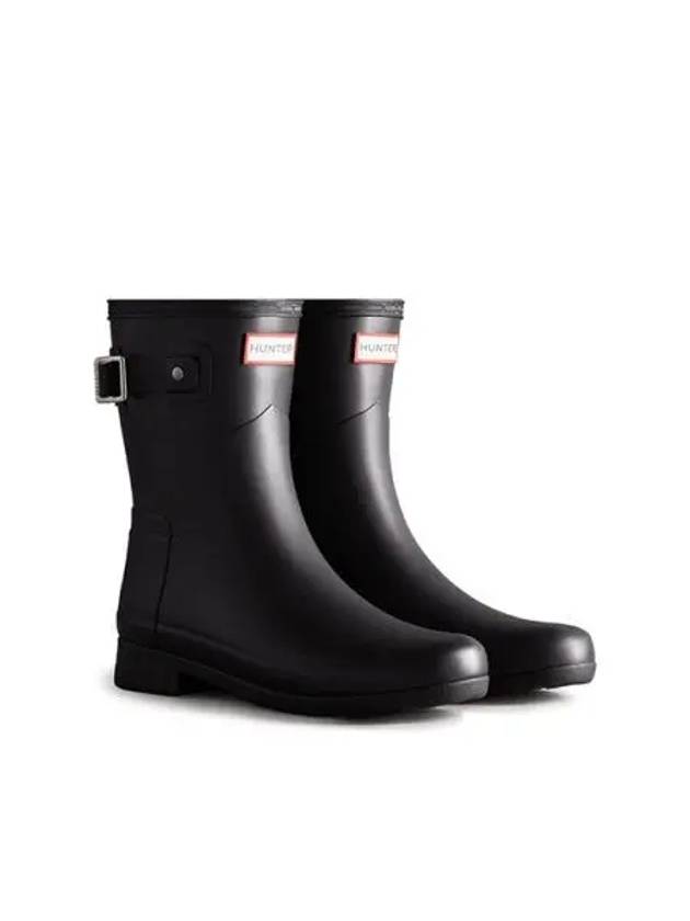 Refined Short Wellington Rain Boots Black - HUNTER - BALAAN 2