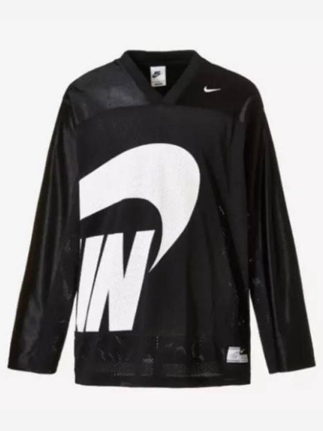 Sportswear Oversized Long Sleeve T-Shirt Black - NIKE - BALAAN 2