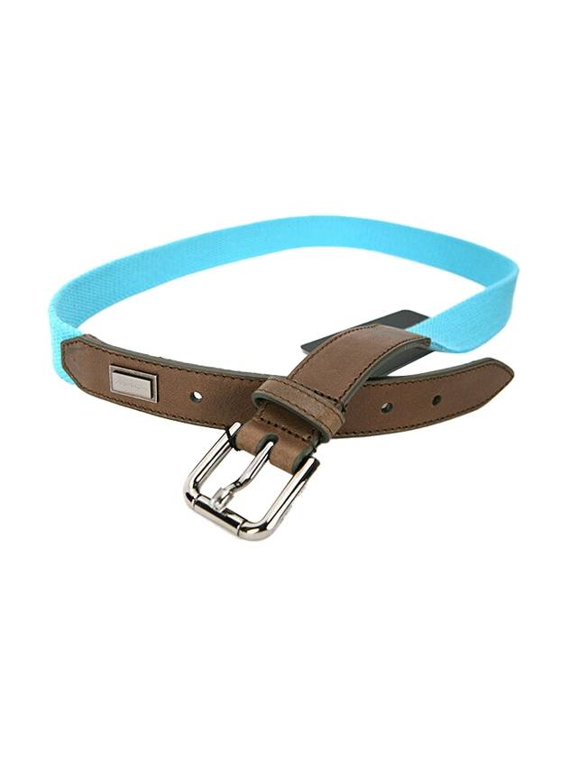 Men's New Plate Mesh Belt Blue - DOLCE&GABBANA - BALAAN 1