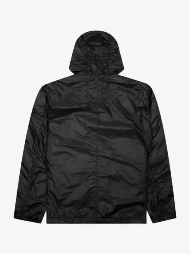 Garment Dyed Micro Yarn Hooded Jacket Black - STONE ISLAND - BALAAN 3