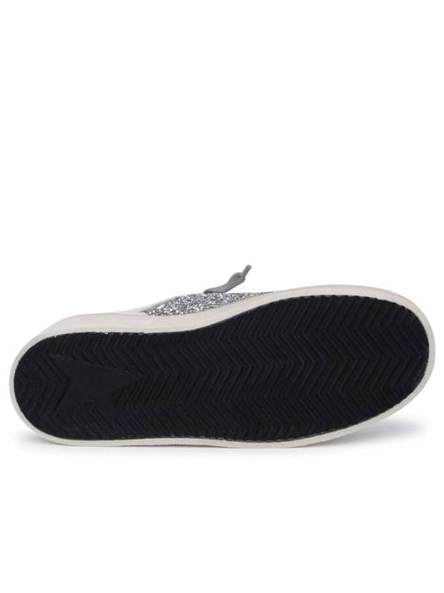 Stardan Glitter Low Top Sneakers Silver - GOLDEN GOOSE - BALAAN 5