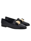 New Vara Plate Loafers Black - SALVATORE FERRAGAMO - BALAAN 2