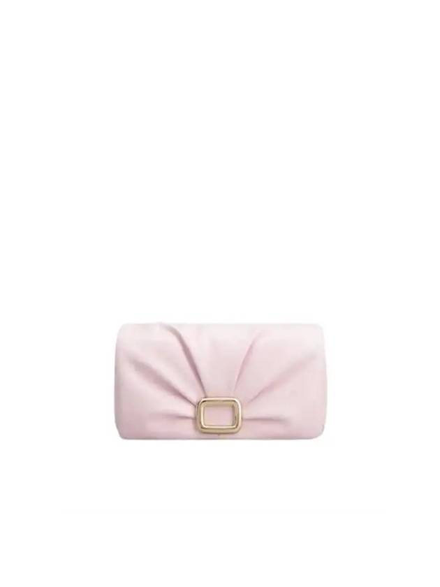 SS24 Viv Chalk Leather Shoulder Bag Pink - ROGER VIVIER - BALAAN 1