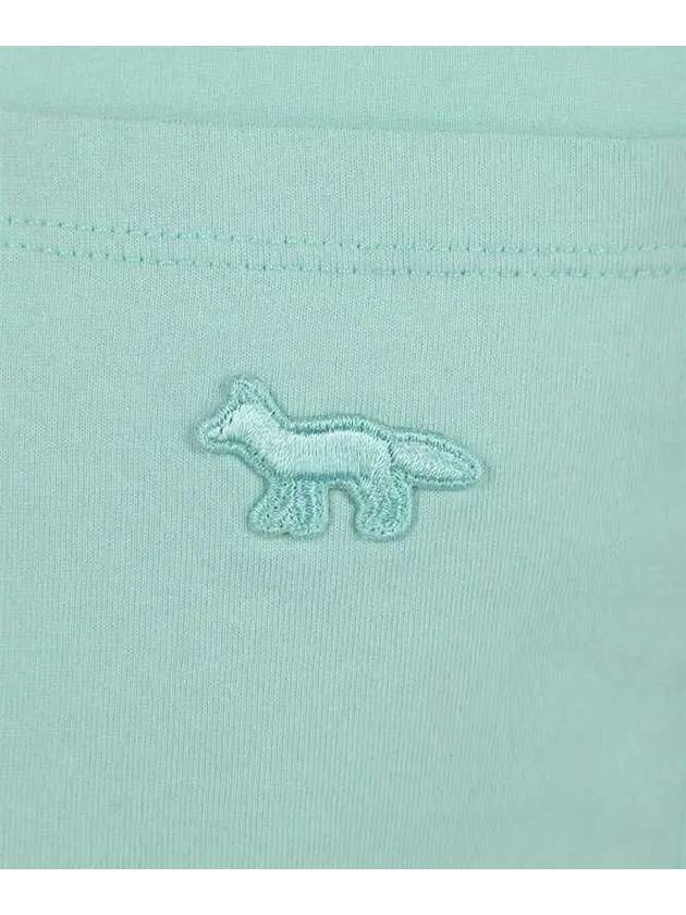 Tonal Fox Patch Short Sleeve Cotton T-Shirt Mist Green - MAISON KITSUNE - BALAAN 3