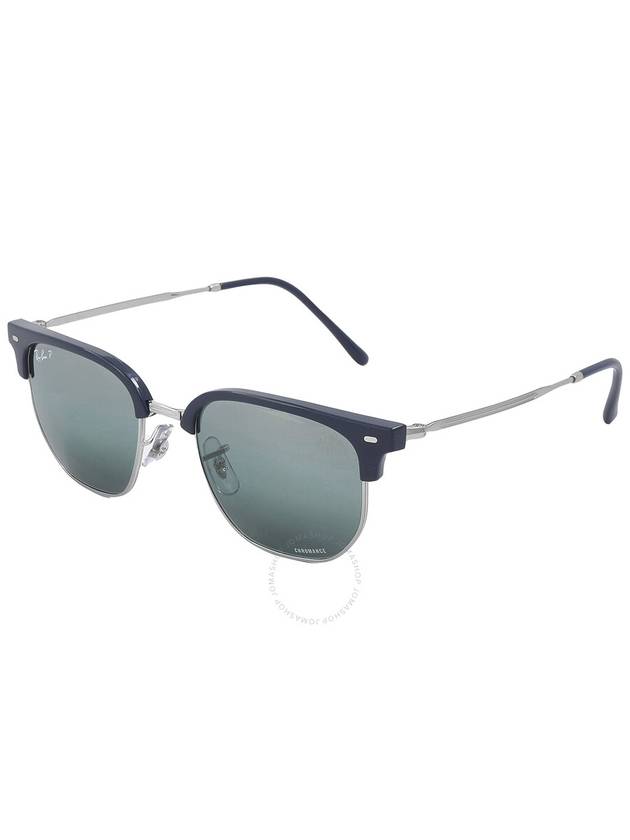 Ray Ban New Clubmaster Polarized Blue Mirrored Unisex Sunglasses RB4416 6656G6 51 - RAY-BAN - BALAAN 3