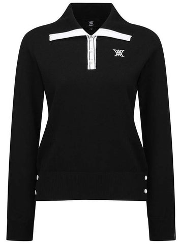 Official WOMEN SP COLLAR POINT SWEATER BK - ANEWGOLF - BALAAN 1