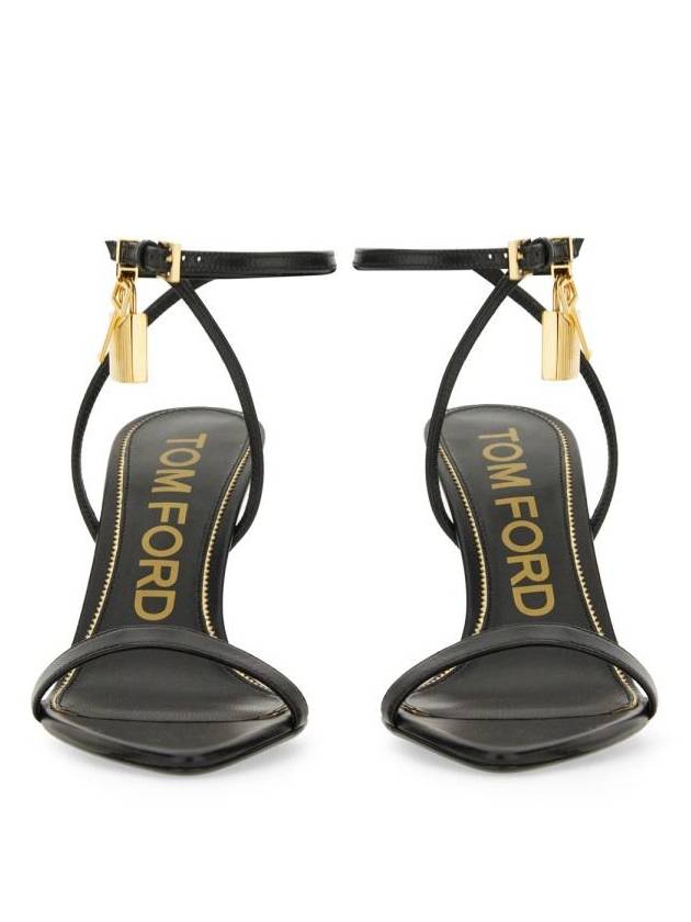 Black Padlock Sandals 12927662 - TOM FORD - BALAAN 4