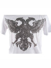 Eagle Short Sleeve T-shirt White - BALMAIN - BALAAN 5