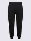 Diagonal Raised Fleece Track Pants Black - CP COMPANY - BALAAN 2