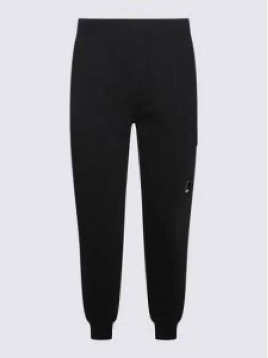 Diagonal Raised Fleece Lens Track Pants Black - CP COMPANY - BALAAN 2