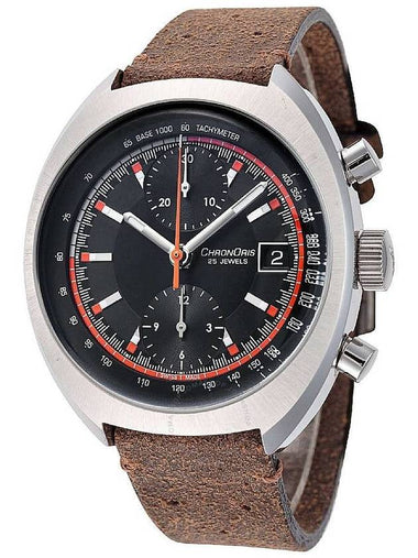 Oris Chronoris Limited Edition Chronograph Automatic Black Dial Watch 01 673 7739 4034-SET LS - ORIS - BALAAN 1