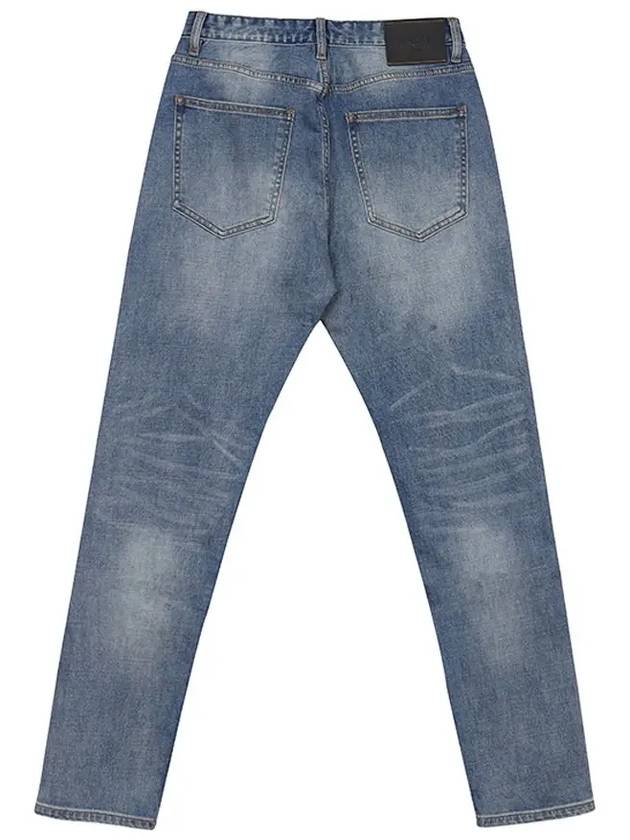 Tapered Spring Autumn Spandex Jeans Light Blue - IKALOOOK - BALAAN 3