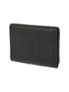 Monogram Embossed Leather Card Wallet Black - LOUIS VUITTON - BALAAN 3