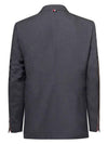 Plain Weave Suiting 4 Bar Classic Sport Jacket Dark Grey - THOM BROWNE - BALAAN 3