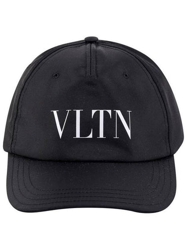 VLTN Logo Ball Cap Black - VALENTINO - BALAAN 1