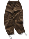 corduroy wide over cargo pants dark brown - CPGN STUDIO - BALAAN 3