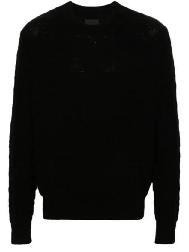 4G Pattern Cotton Knit Top Black - GIVENCHY - BALAAN 2