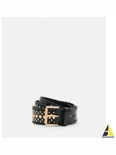 Ronnie studded woven belt W048XA 6405 - ALLSAINTS - BALAAN 1