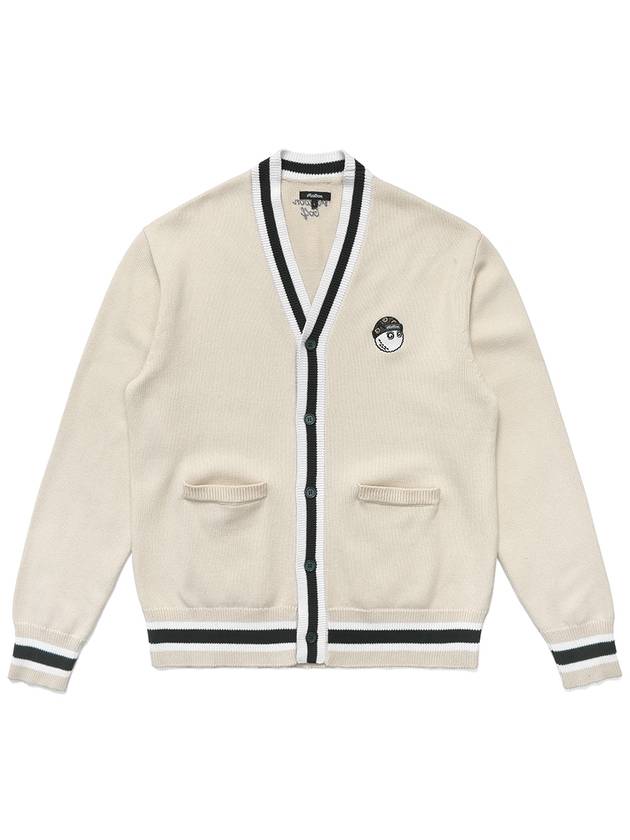 Wiz Collection Wizard Cardigan CREAM - MALBON GOLF - BALAAN 1