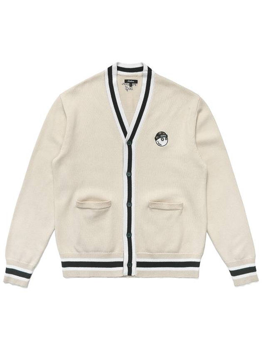 Wiz Collection Wizard Cardigan CREAM - MALBON GOLF - BALAAN 1