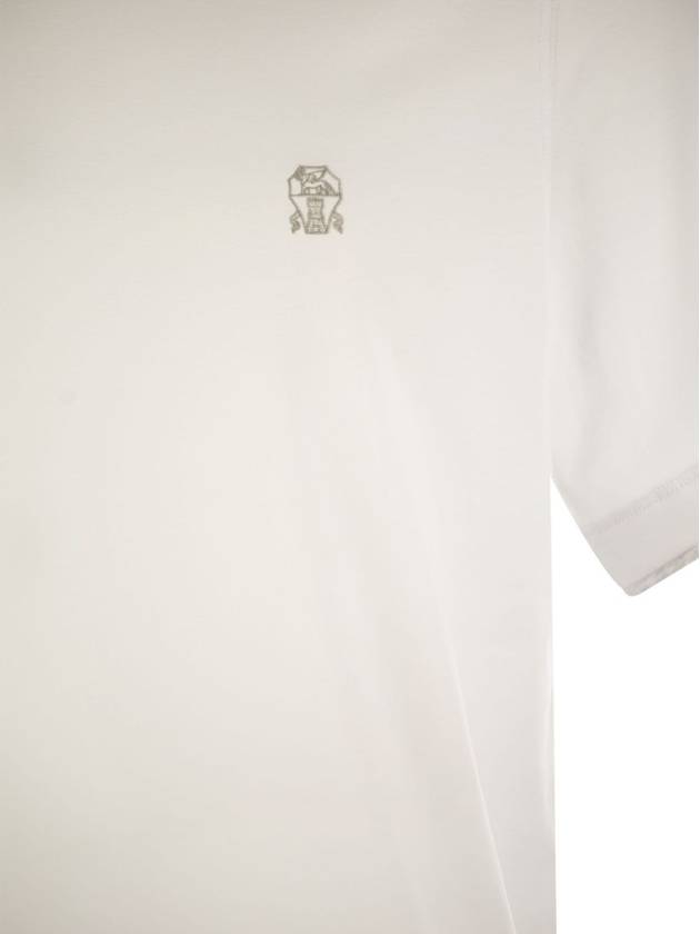 Short Sleeve T-Shirt M0B137427G CW787 White 1 - BRUNELLO CUCINELLI - BALAAN 5