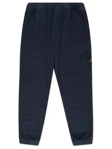 Wappen Patch Cargo Jogger Track Pants Navy - STONE ISLAND - BALAAN 1