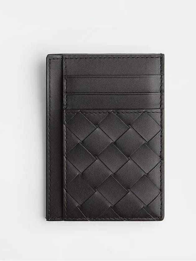 Intrecciato Card Wallet Black - BOTTEGA VENETA - BALAAN 3