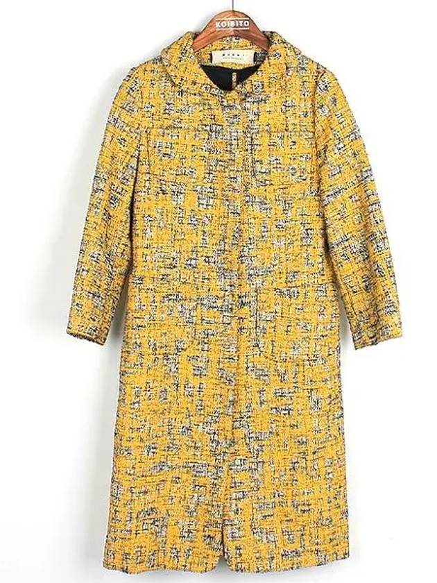 Smith Market Used Luxury Yellow Coat Women s Clothing - MARNI - BALAAN 1