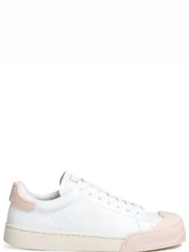 Dada Bumper Logo Low Top Sneakers White Pink - MARNI - BALAAN 2