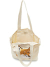 Fox Head Eco Tote Bag Ecru - MAISON KITSUNE - BALAAN 9