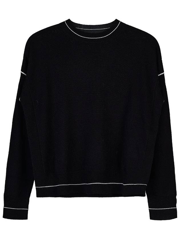 Women's Furio Knit Top Black - MAX MARA - BALAAN.