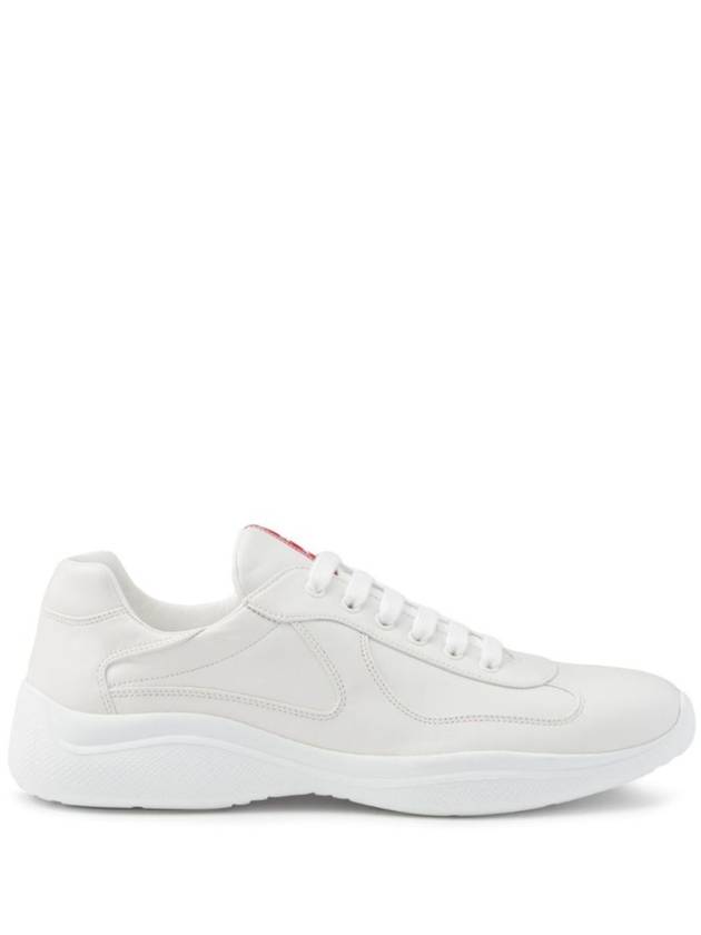 America's Cup Patent Leather Low Top Sneakers Grey - PRADA - BALAAN 2