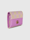 GG Canvas Cald Wallet Lilac - GUCCI - BALAAN 5