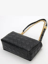 Caro Supple Cannage Calfskin Large Cross Bag Black - DIOR - BALAAN 3