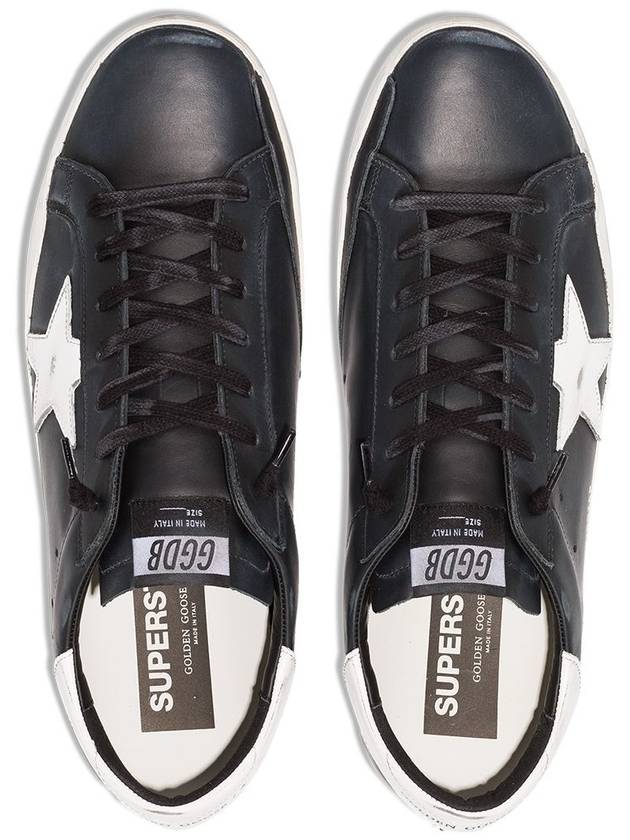 Superstar White Tab Sneakers Black - GOLDEN GOOSE - BALAAN 3