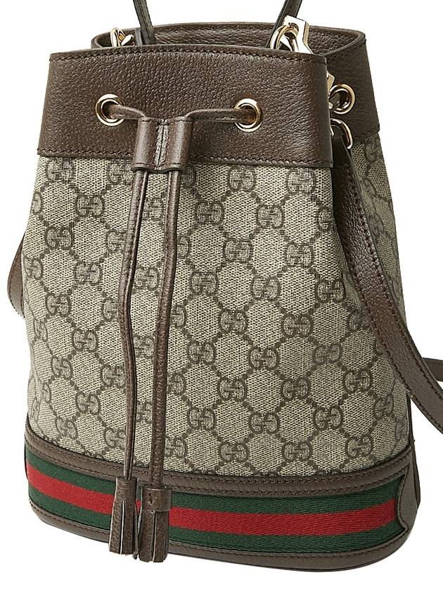 Ophidia GG Small Bucket Bag Brown - GUCCI - BALAAN 7