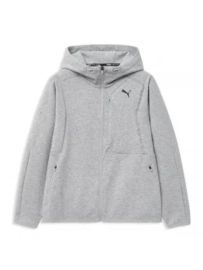 Active Cotton Blend Hooded Jacket Grey - PUMA - BALAAN 2