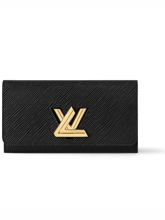 Epi Grain Twist Long Wallet Black Gold - LOUIS VUITTON - BALAAN 3