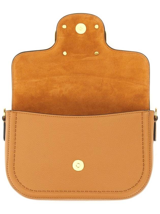 All Time Grainy Calfskin Shoulder Bag  Almond - VALENTINO - BALAAN 4