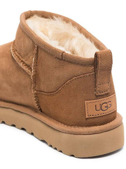 Brown 'Ultra Mini' Boots In Suede Woman - UGG - BALAAN 2