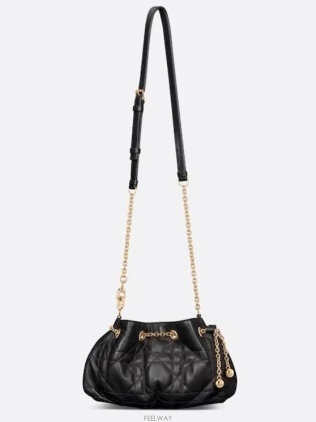 Ammi Small Leather Bucket Bag Black - DIOR - BALAAN 5