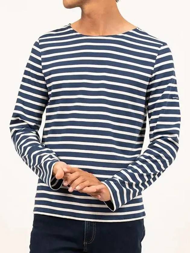 Mingquire Modern 9858 BN Long Sleeve TShirt Striped Unisex - SAINT JAMES - BALAAN 2