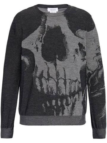 Alexander McQueen Skull Crewneck Jumper - ALEXANDER MCQUEEN - BALAAN 1